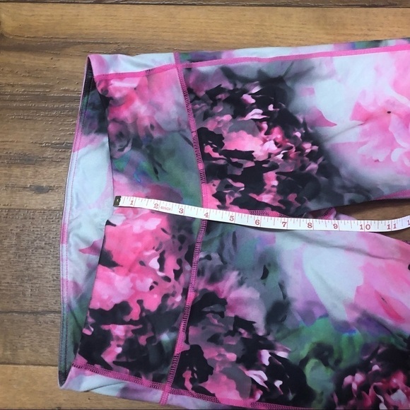 Athleta Leggings Chaturanga Print Pink Small B - Picture 3 of 6